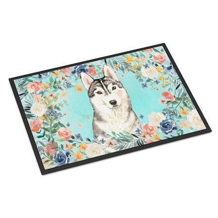 Carolines Treasures 18 x 27 in. Siberian Husky Indoor or Outdoor Mat CK3408MAT